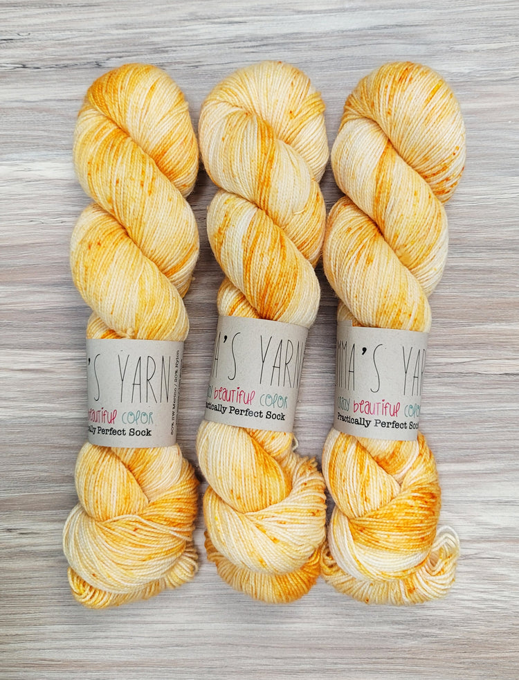 輸入毛糸 Emma's Yarn/Practically Perfect Sock(エマズヤーン/プラクティカリーパーフェクトソック) :Tangerine Mist