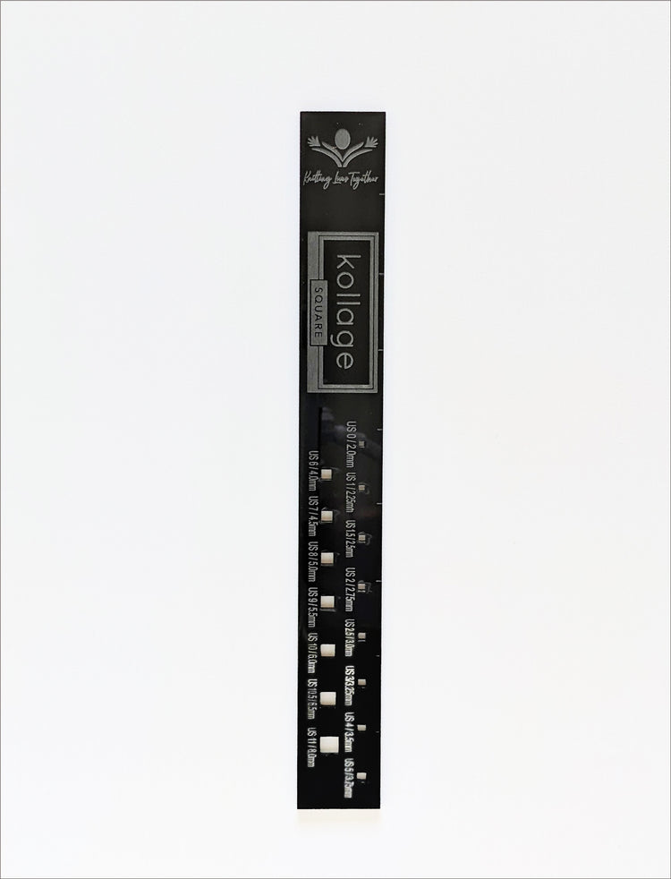 SQUARE™ gauge ruler(四角い針専用ニードルゲージ)