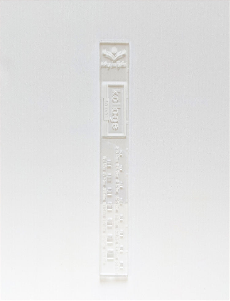 SQUARE™ gauge ruler(四角い針専用ニードルゲージ)