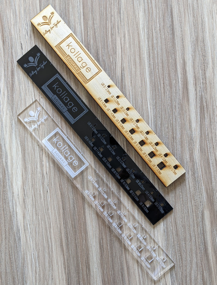 SQUARE™ gauge ruler(四角い針専用ニードルゲージ)