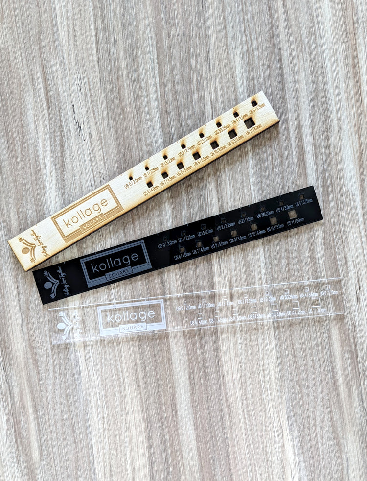 SQUARE™ gauge ruler(四角い針専用ニードルゲージ)